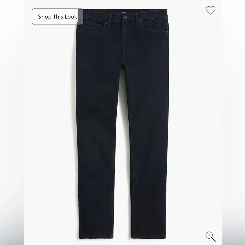 J crew dark harbor Straight-fit jean in signature flex 32 34